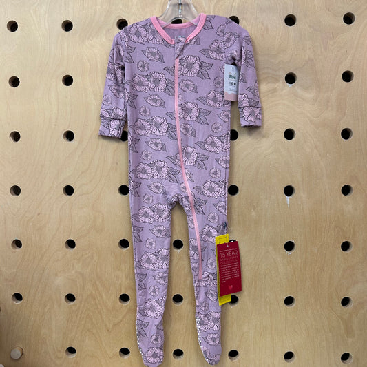 Purple Sweet Pea Bamboo Zippy NEW!