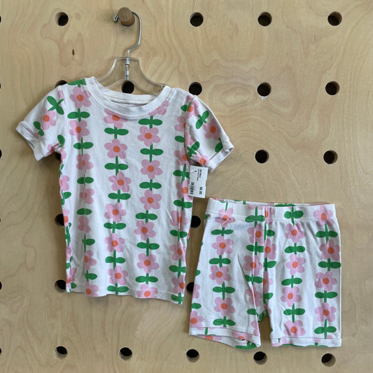 Pink Flowers Pajamas