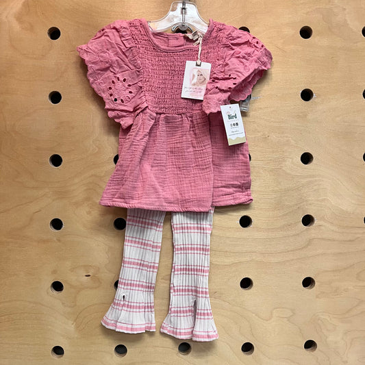 Pink Eyelet Top & Leggings NEW!