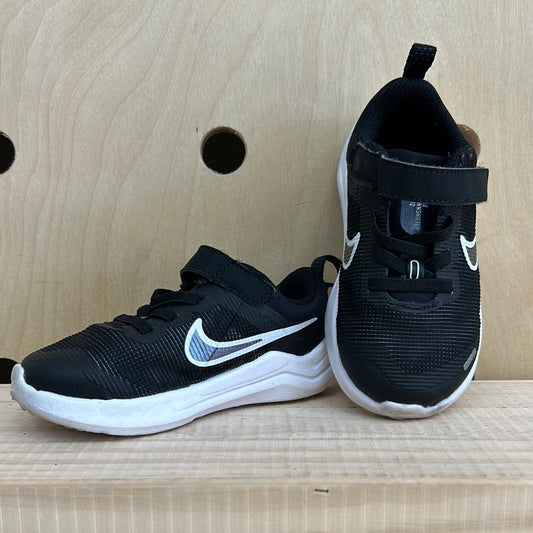 Black & White Downshifter Sneakers