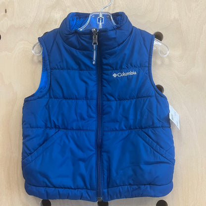 Blue Reversible Puffer Vest