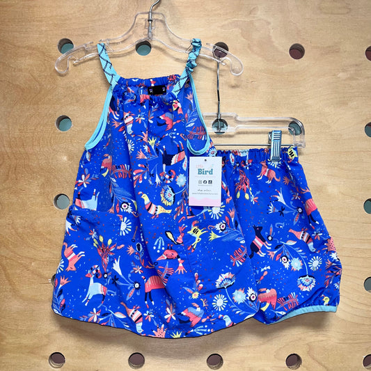 Blue Baggies Animals Tank & Shorts Set