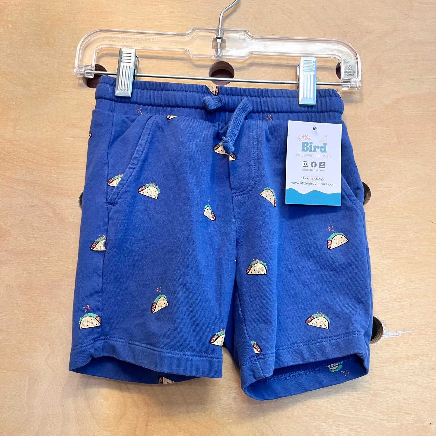 Blue Taco Drawstring Shorts