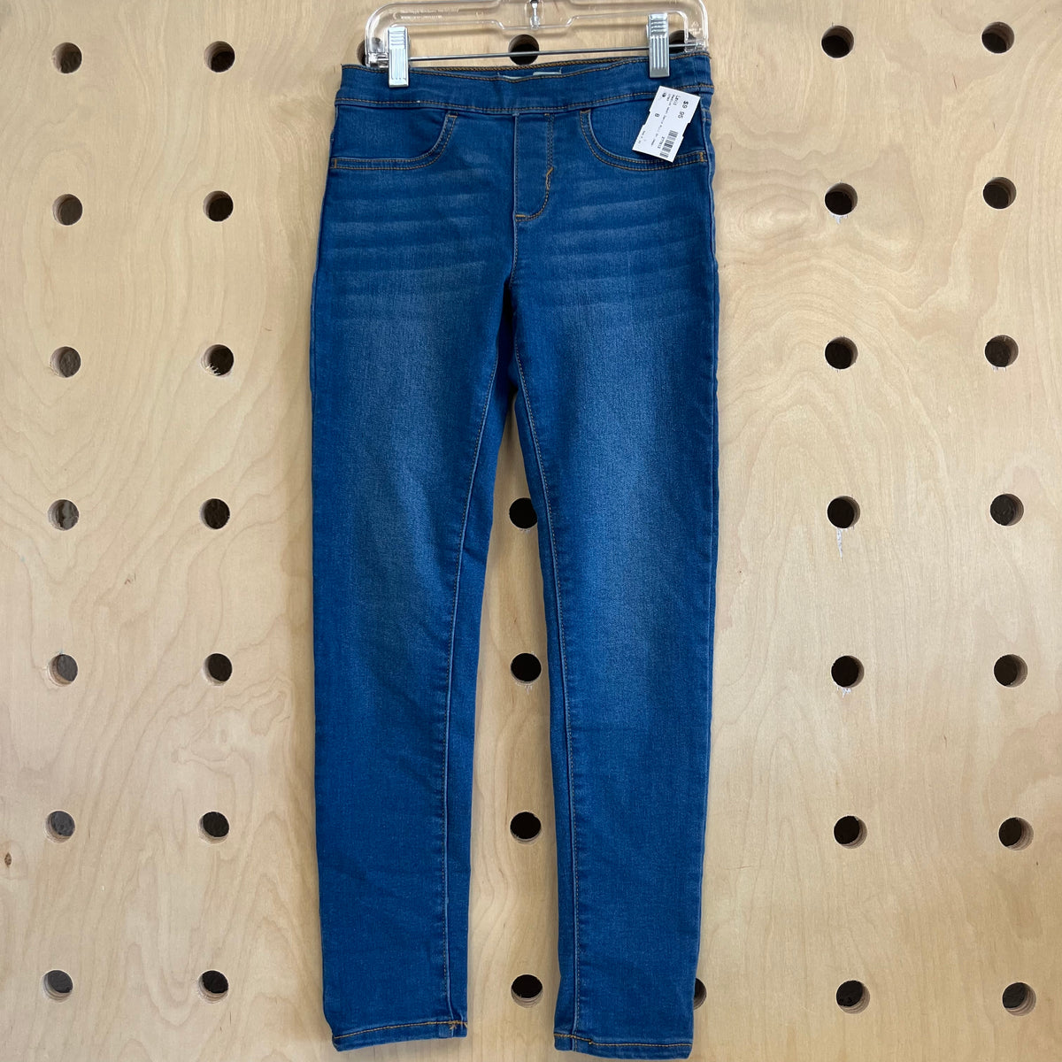 Medium Wash Denim Pull On Jeggings