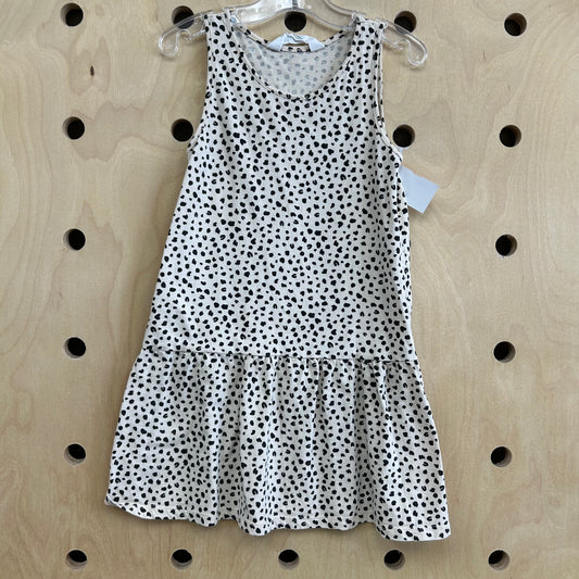 Cream Animal Print Dress