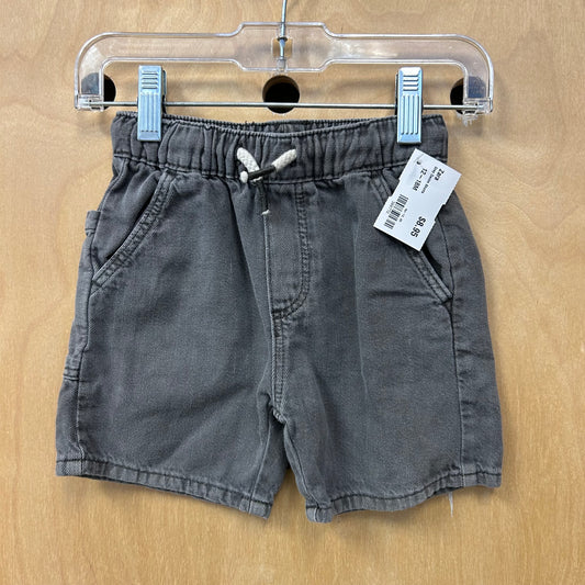 Grey Denim Shorts