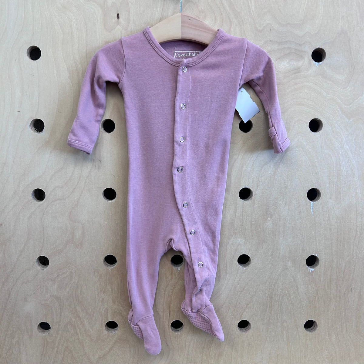 Pink Snap Footies