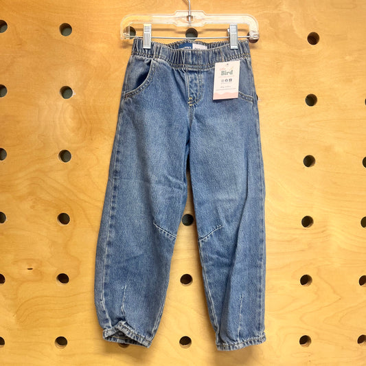 Barrel Leg Pull On Denim