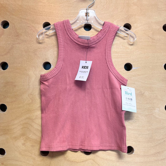 Pink Ribbed Tank NEW!!