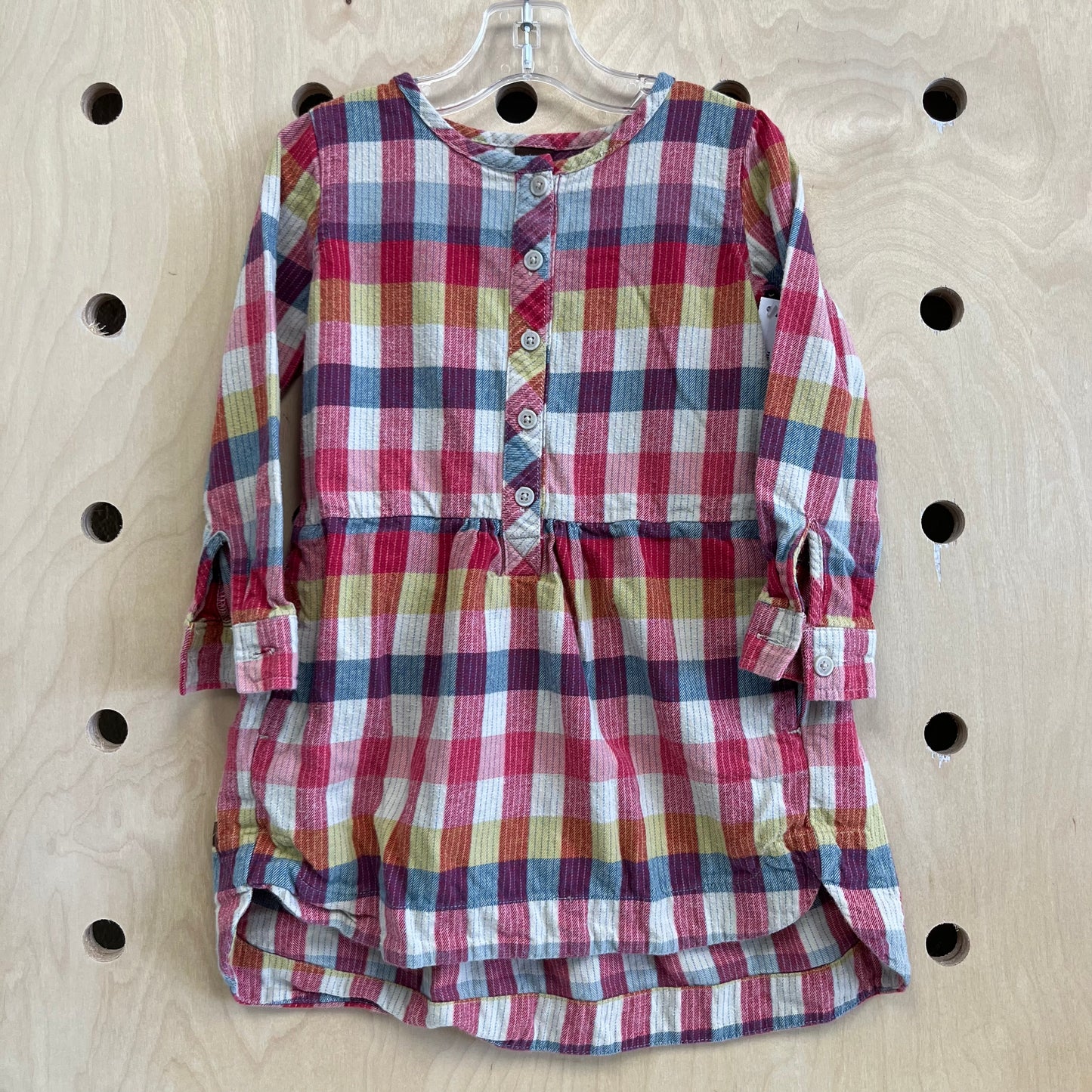 Colorful Plaid Dress