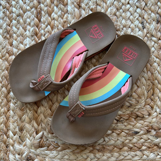 Brown & Rainbow Beach Sandal