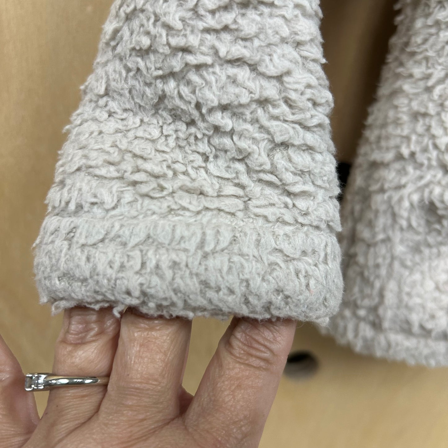 Furry Friends Jacket Beige