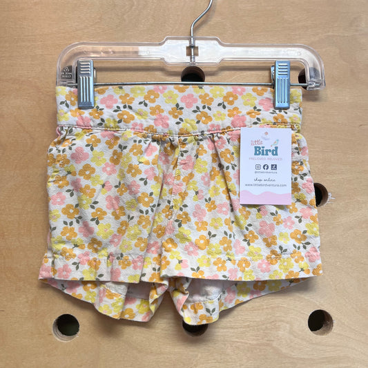 Pull On Floral Shorts