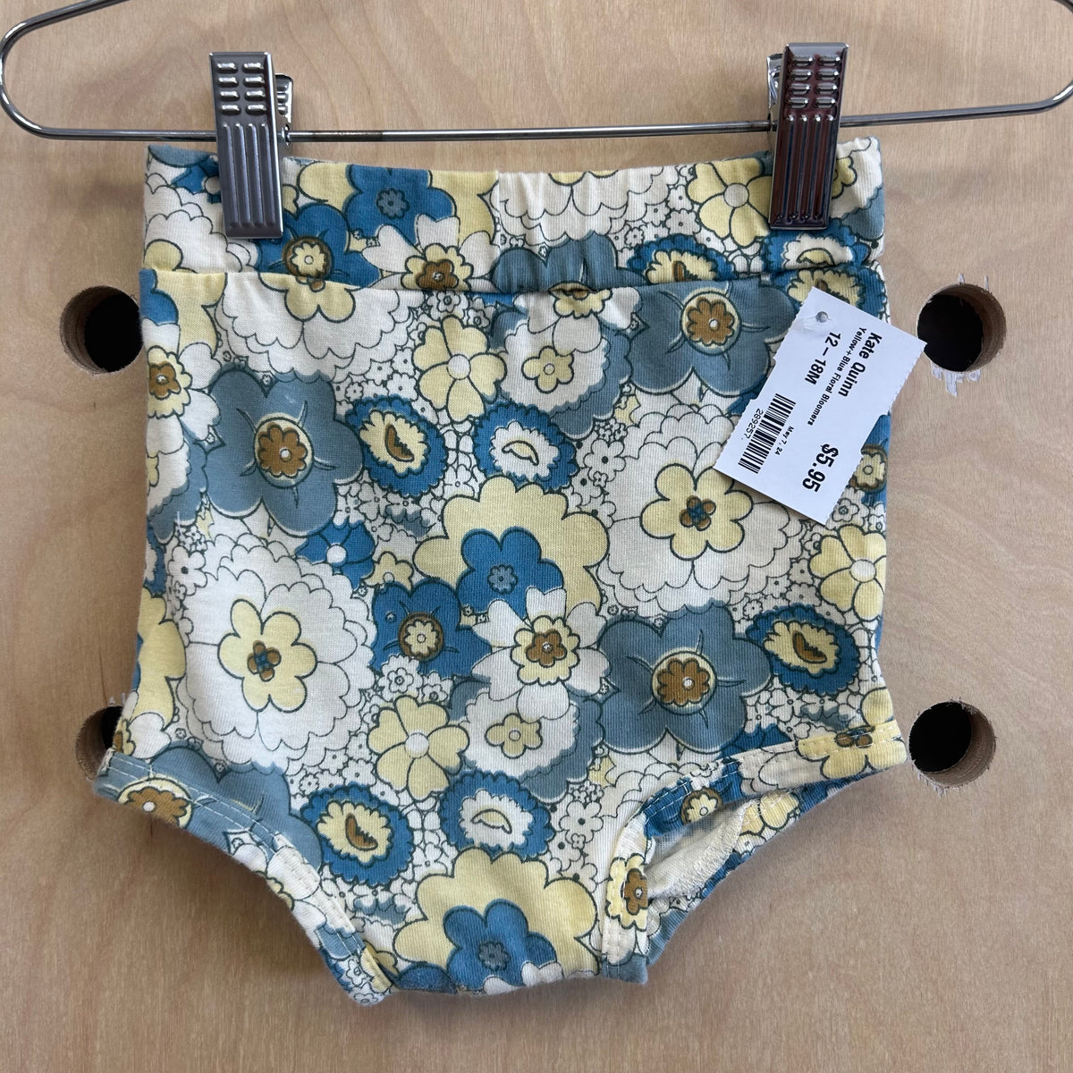 Yellow+Blue Floral Bloomers