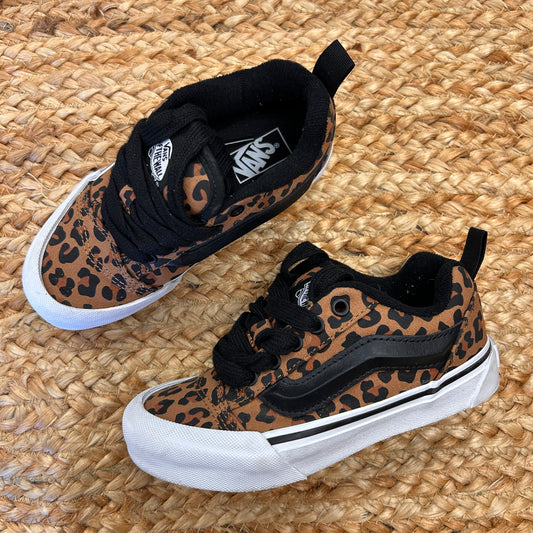 Black & Leopard Chunky Sneakers