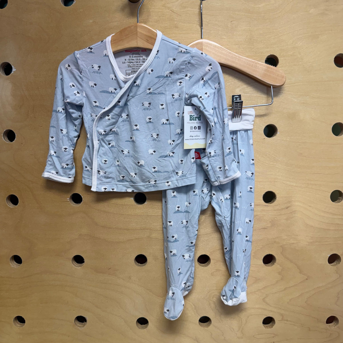 Blue Sheep Modal 2pc. Footies