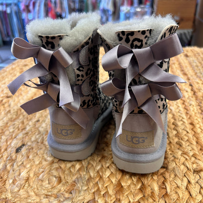 Leopard Bailey Bow Boots