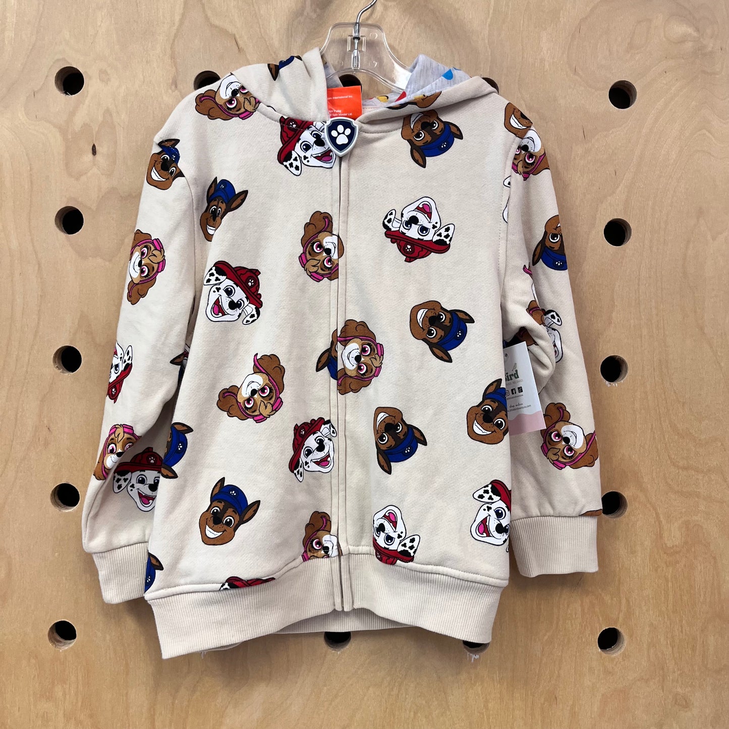 Beige Paw Patrol Zip Hoodie