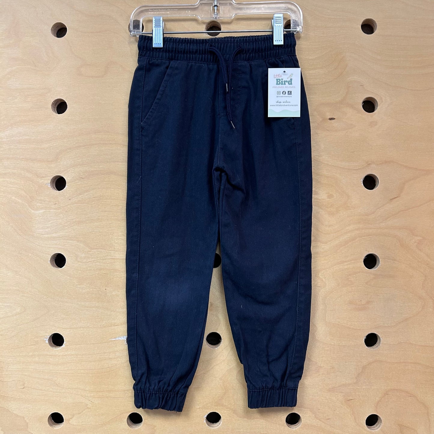 Blue Drawstring Joggers