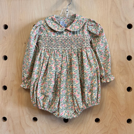 Floral Smocked Romper