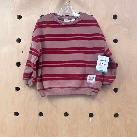 Mauve & Red Go Outside Sweatshirt