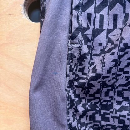 Grey/Green Athletic Shorts