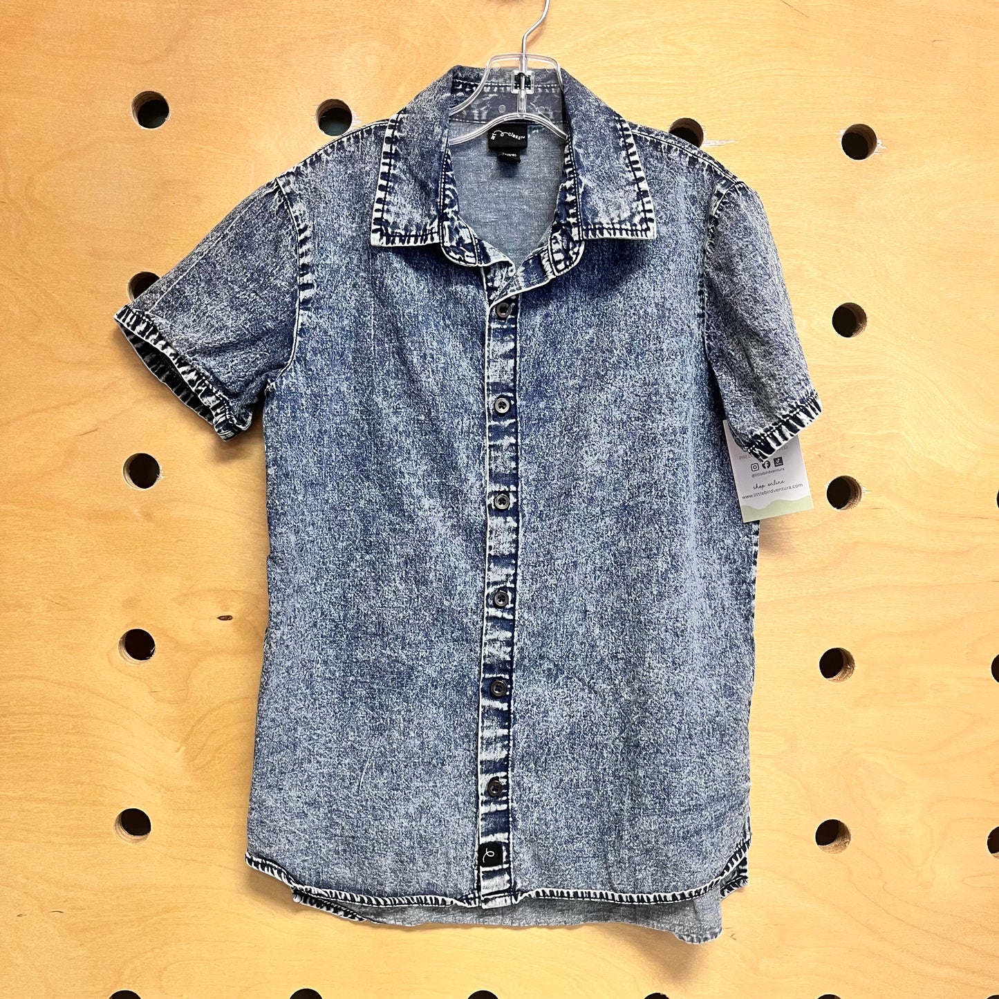 Soft Denim Button Up
