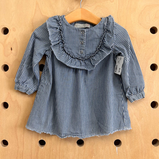 Denim Striped Dress