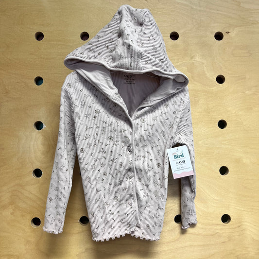 Lavender Ribbed Dandelion Hooded LS
