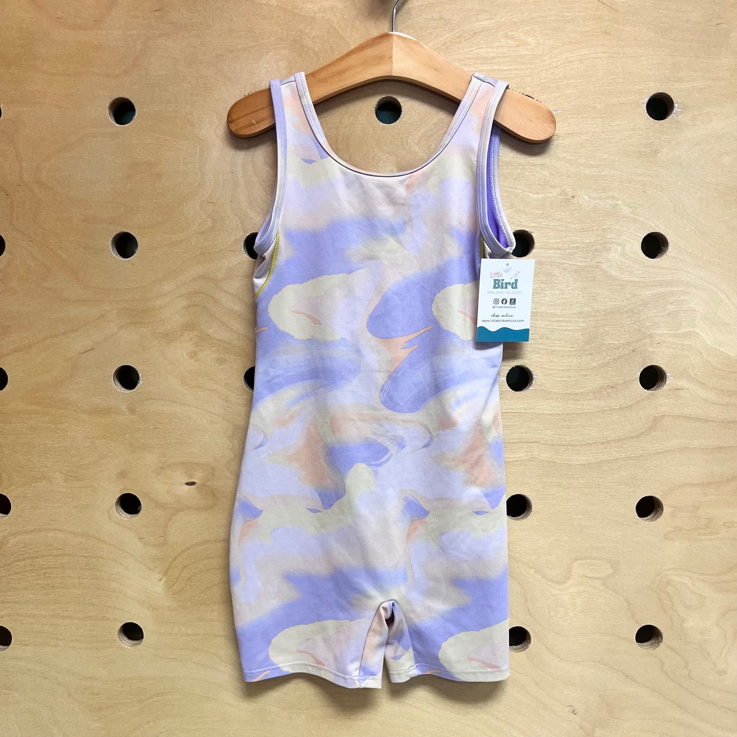 Purple/Yellow Swirls Leotard