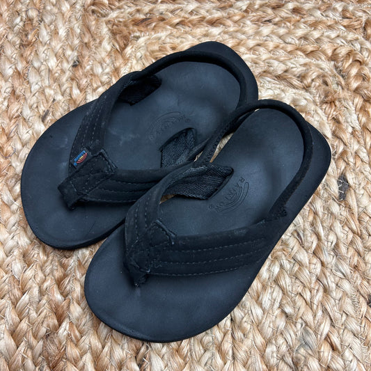 Black Rainbow Sandals