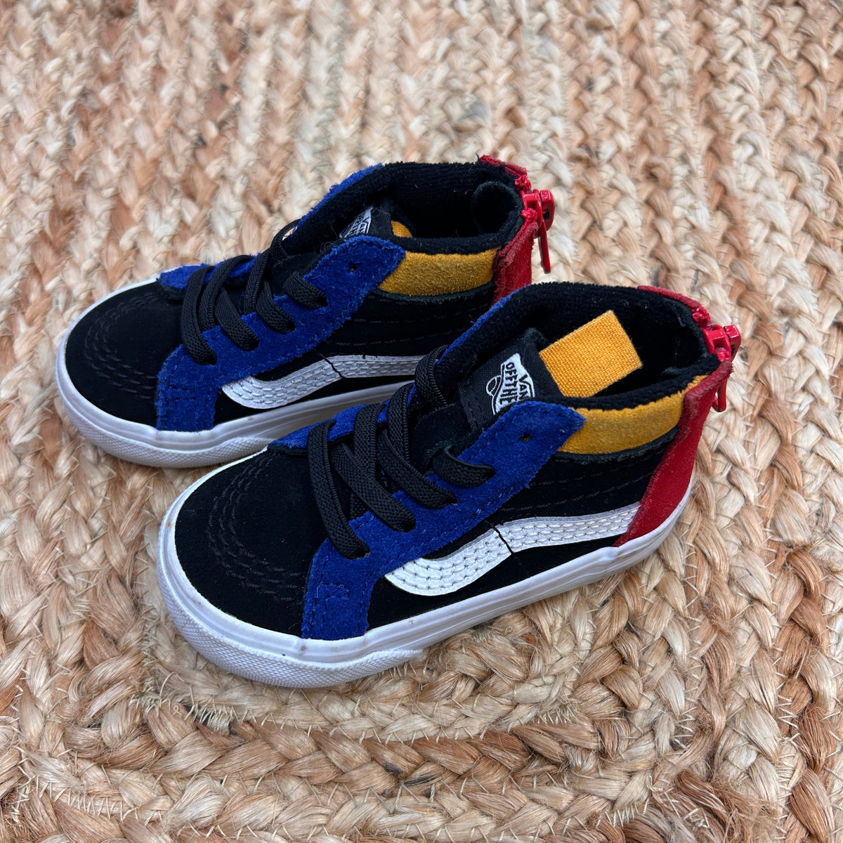 Multi Color SK8 Zip Hi Tops