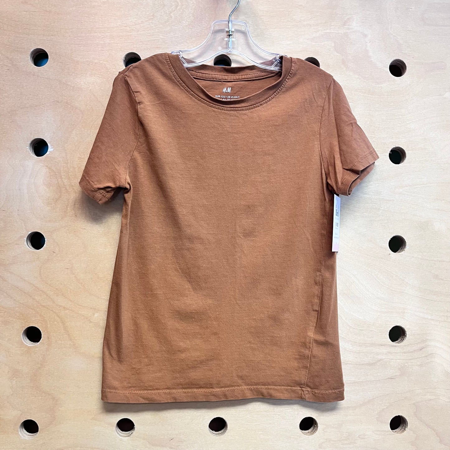 Brown Cotton Tee