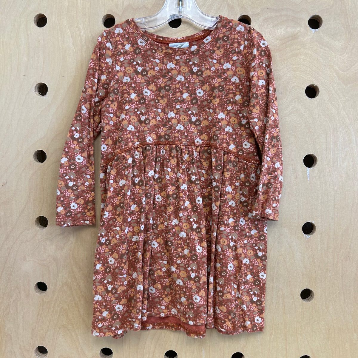 Terracotta Floral Dress