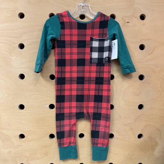 Holiday Plaid Romper