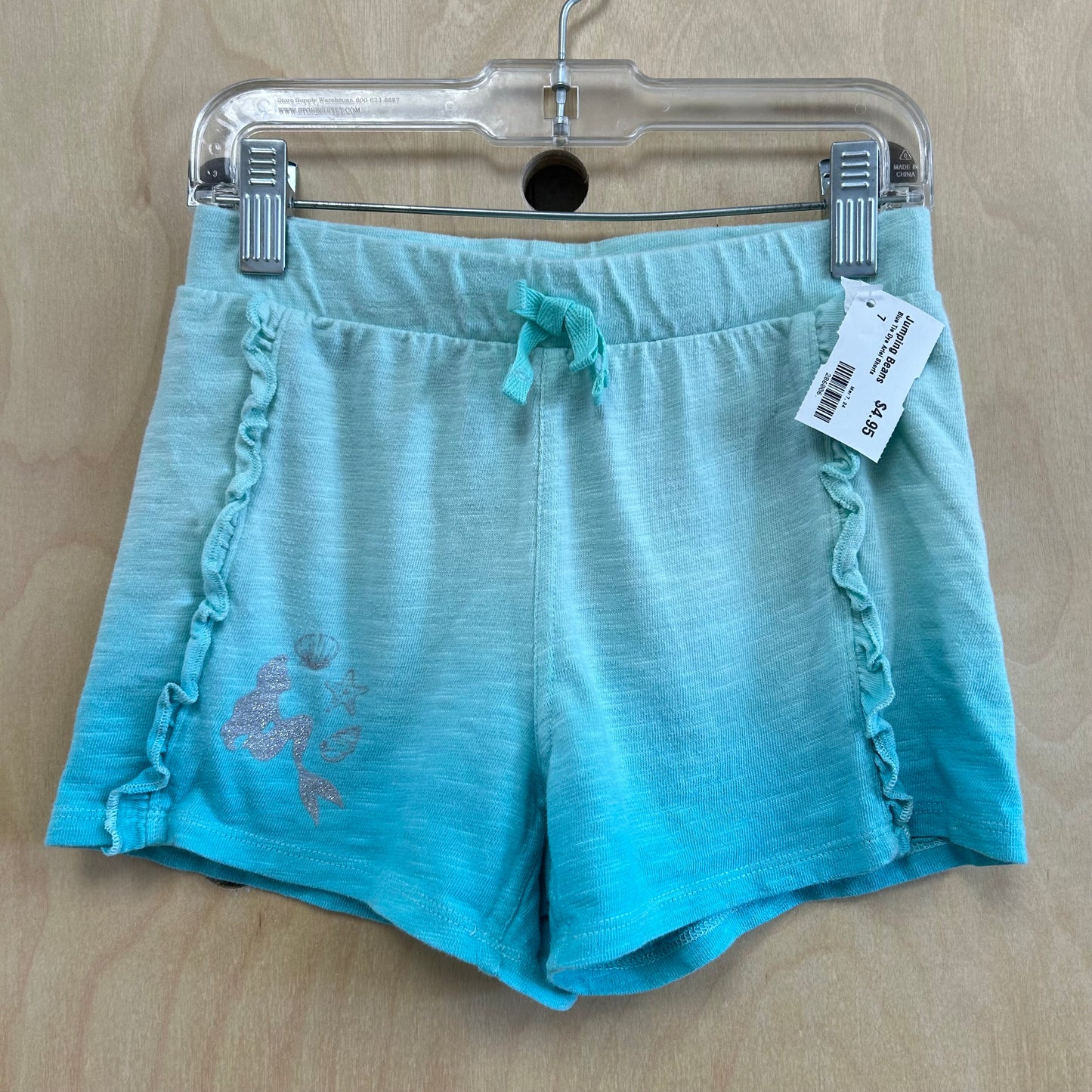 Blue Tie Dye Ariel Shorts