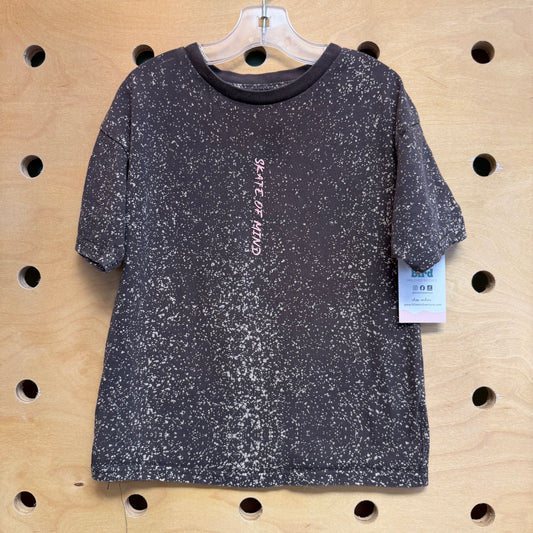 Grey Speckled 'Skate Of Mind' Tee