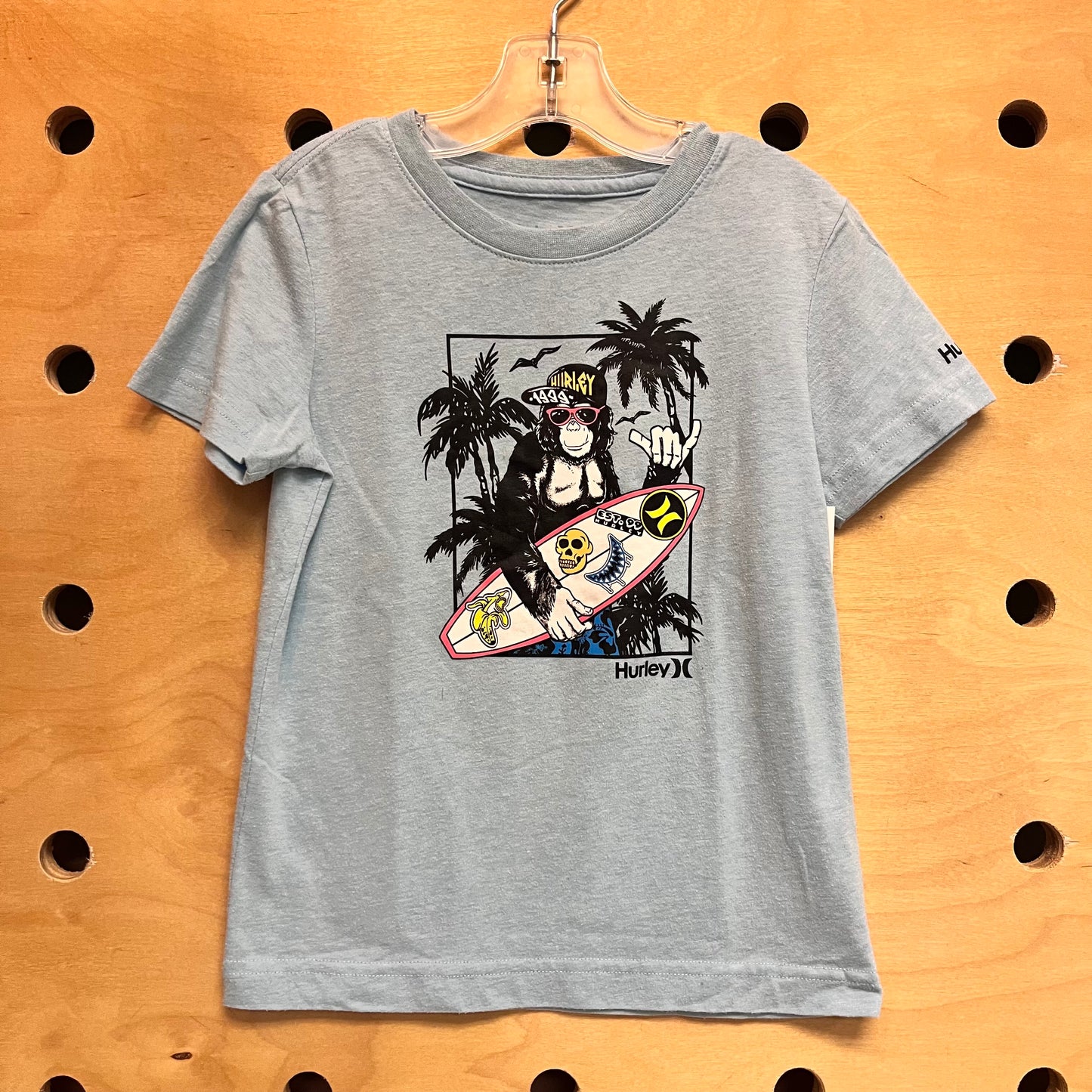 Blue Surfer Ape Tee
