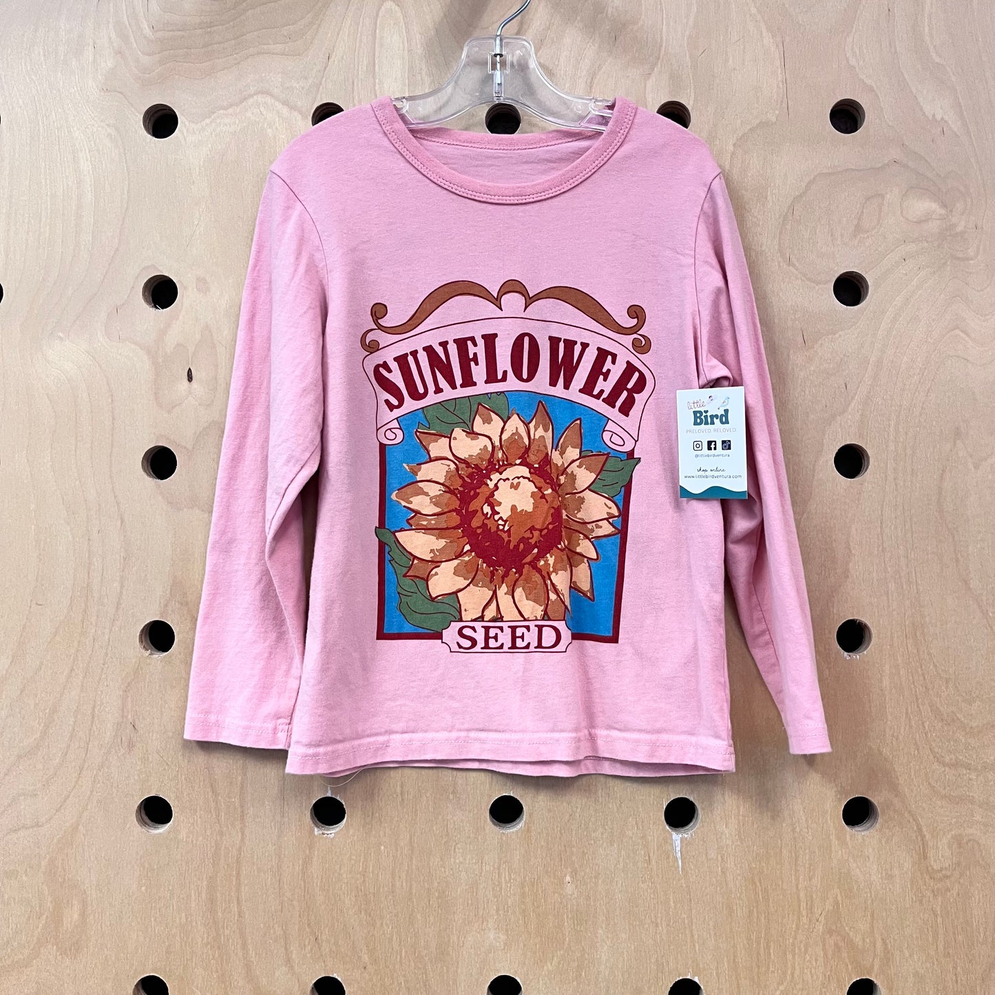 Pink Sunflower Seed Long Sleeve