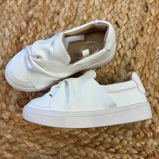 White Twist Slip Ons NEW!