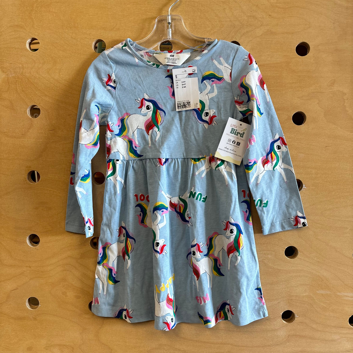 Blue Fun Unicorns Dress NEW!