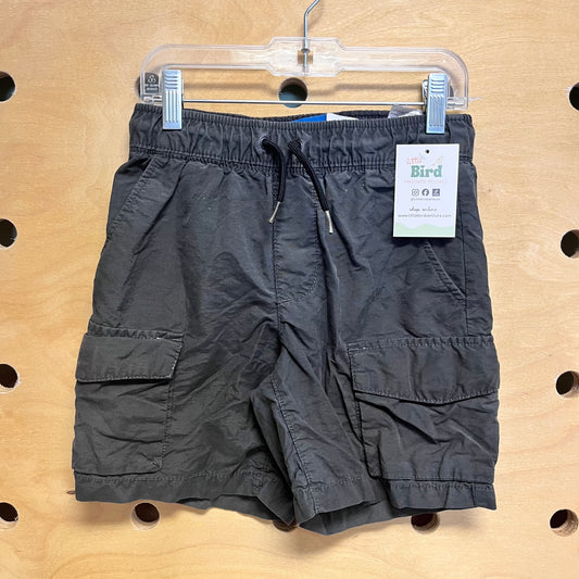 Dark Grey Drawstring Shorts