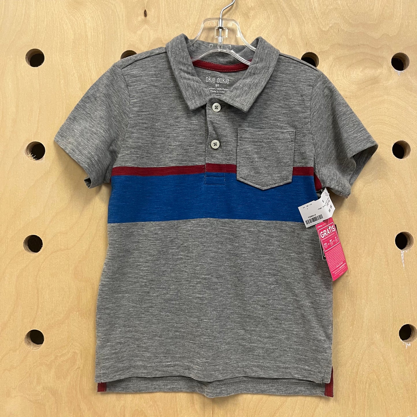 Grey & Blue Polo NEW!