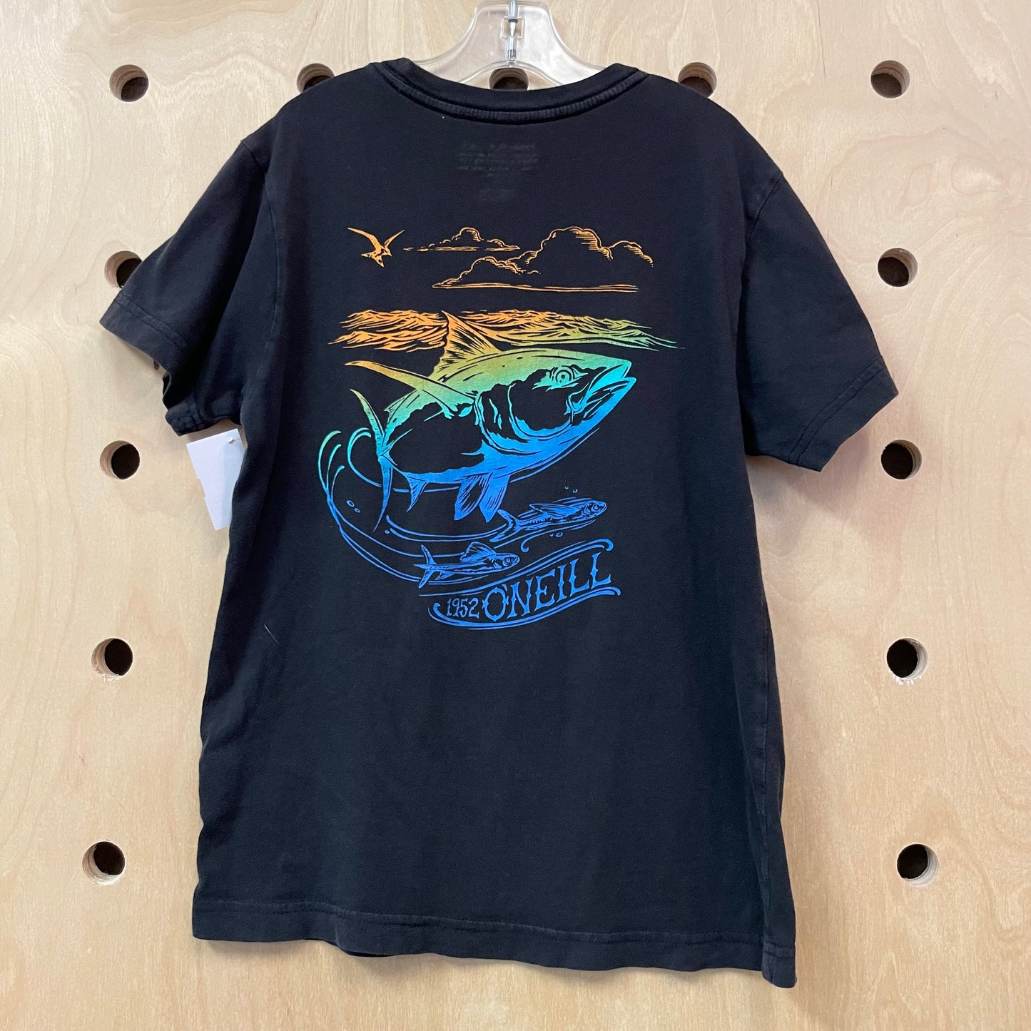 Black + Neon Bass Logo Tee