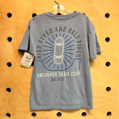 Blue Skateboard Tee