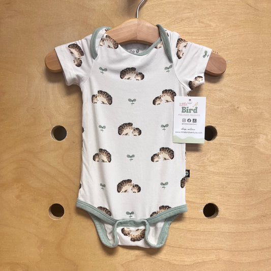 White Bamboo Porcupines Bodysuit