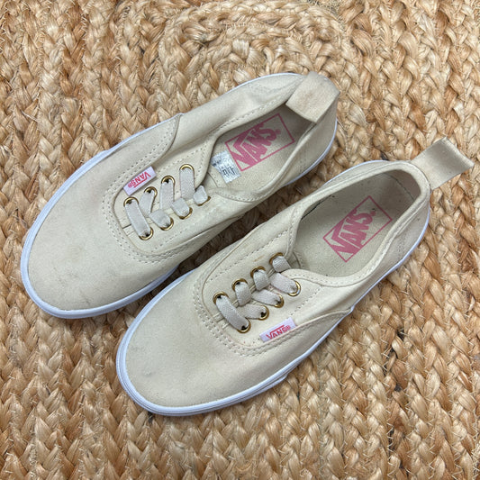 Beige Slip On Low Top Shoes
