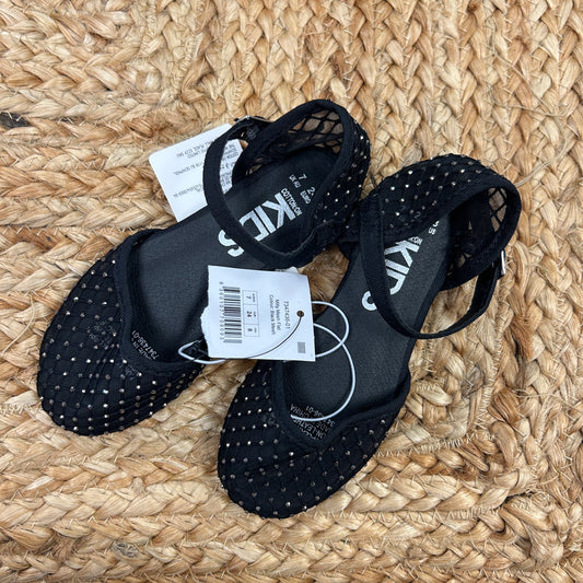 Black Sparkle Sandals NEW!