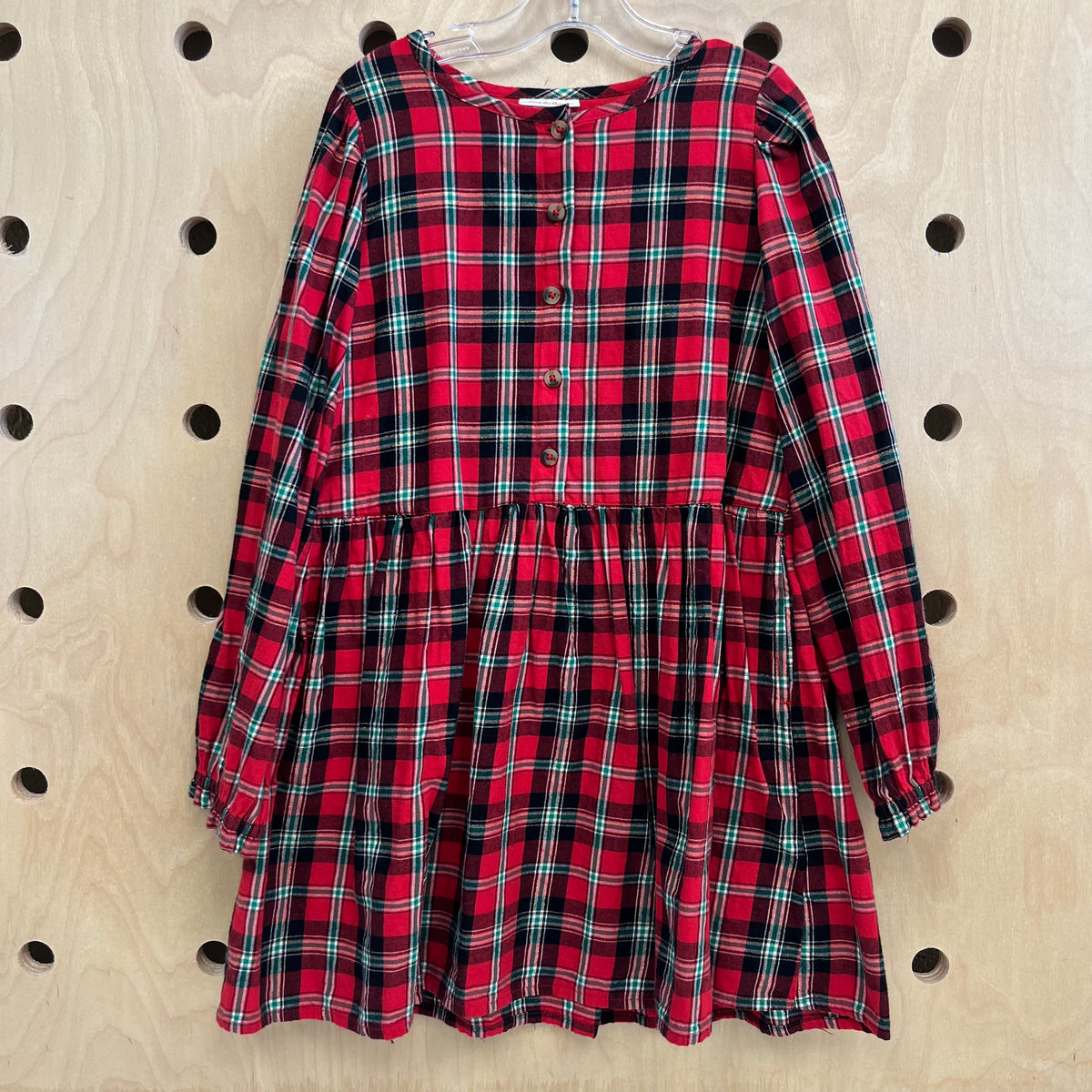 Red Plaid Dress