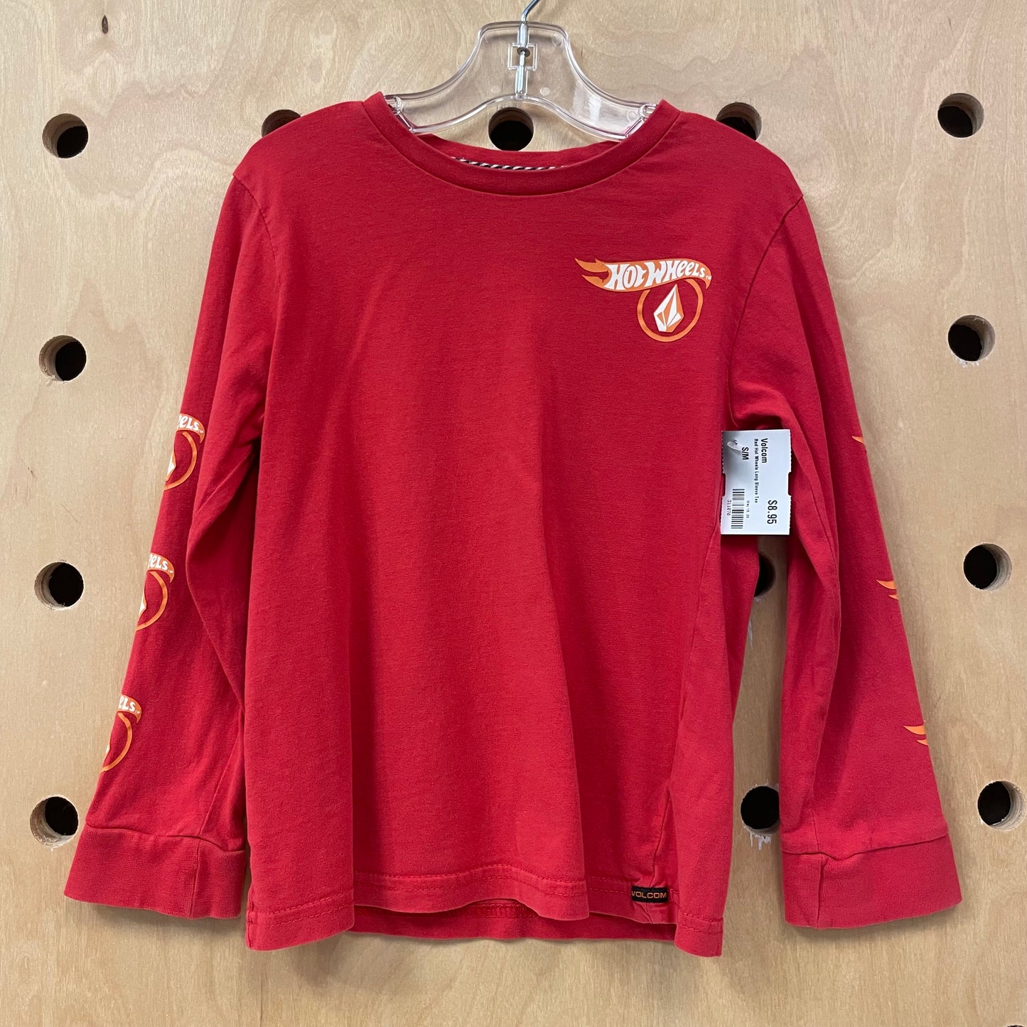 Red Hot Wheels Long Sleeve Tee